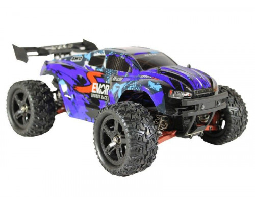 Радиоуправляемая трагги Remo Hobby S EVO-R Brushless UPGRADE V2.0 (синяя) 4WD 2.4G 1/16 RTR