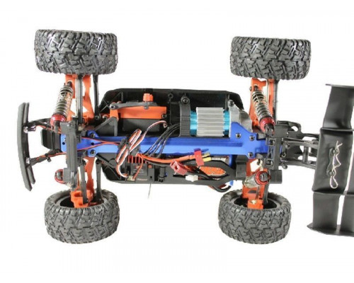 Радиоуправляемая трагги Remo Hobby S EVO-R Brushless UPGRADE V2.0 (синяя) 4WD 2.4G 1/16 RTR