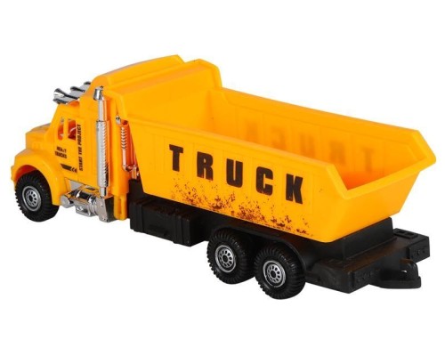 Машина AUTODRIVE Грузовик 17,5см инерционная, желтый, в/п 23,5*6,5*19,5см JB0402839 в Москве