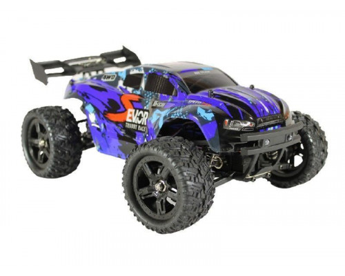 Радиоуправляемая трагги Remo Hobby S EVO-R Brushless V2.0 (синяя) 4WD 2.4G 1/16 RTR