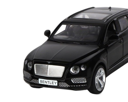 Машина "АВТОПАНОРАМА" Bentley Bentayga, черный, 1/34, свет, звук, инерция, в/к 17,5*13,5*9 см JB1251300 в Москве