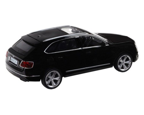 Машина "АВТОПАНОРАМА" Bentley Bentayga, черный, 1/34, свет, звук, инерция, в/к 17,5*13,5*9 см JB1251300 в Москве