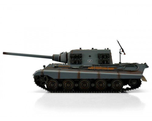 Радиоуправляемый танк Torro Jagdtiger, башня Henschel 1/16 откат ствола (для ИК боя) V3.0 2.4G RTR