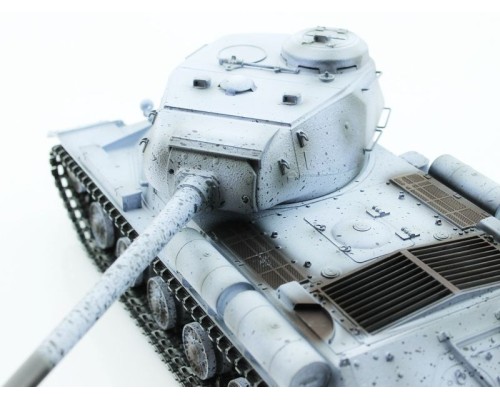 Р/У танк Taigen 1/16 ИС-2 модель 1944, СССР, зимний, (для ИК танк. боя) 2.4G, деревянная коробка TG3928-1S-IR-BOX в Москве