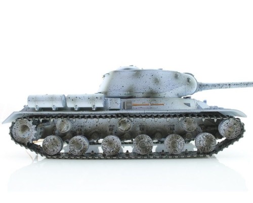 Р/У танк Taigen 1/16 ИС-2 модель 1944, СССР, зимний, (для ИК танк. боя) 2.4G, деревянная коробка TG3928-1S-IR-BOX в Москве