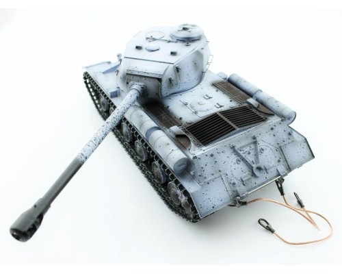 Р/У танк Taigen 1/16 ИС-2 модель 1944, СССР, зимний, (для ИК танк. боя) 2.4G, деревянная коробка TG3928-1S-IR-BOX в Москве
