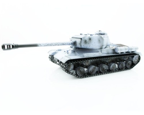 Р/У танк Taigen 1/16 ИС-2 модель 1944, СССР, зимний, (для ИК танк. боя) 2.4G, деревянная коробка TG3928-1S-IR-BOX в Москве