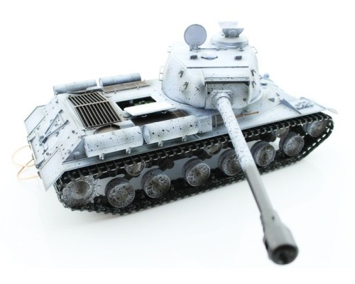 Р/У танк Taigen 1/16 ИС-2 модель 1944, СССР, зимний, (для ИК танк. боя) 2.4G, деревянная коробка TG3928-1S-IR-BOX в Москве