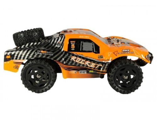 Радиоуправляемый шорт-корс Remo Hobby Rocket Brushless V2.0 (оранжевый) 4WD 2.4G 1/16 RTR