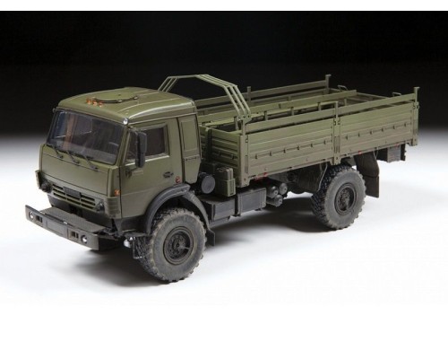 Сборная модель ZVEZDA Российский двухосный грузовой автомобиль К-4350, 1/35 ZV-3692 в Москве Сборная модель ZVEZDA Российский двухосный грузовой автомобиль К-4350, 1/35 ZV-3692 в Москве