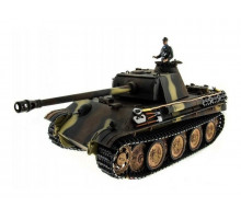 Р/У танк Taigen 1/16 Panther type G (Германия) HC вер., башня 360, подшипники в ред., V3 2.4G RTR