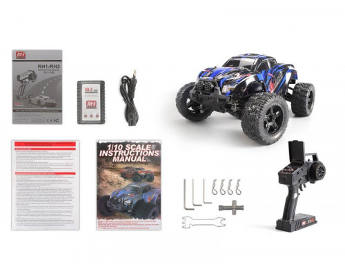 Радиоуправляемый монстр Remo Hobby MMAX (синий) 4WD 2.4G 1/10 RTR RH1031-BLUE в Нижнем Новгороде Радиоуправляемый монстр Remo Hobby MMAX (синий) 4WD 2.4G 1/10 RTR RH1031-BLUE в Нижнем Новгороде
