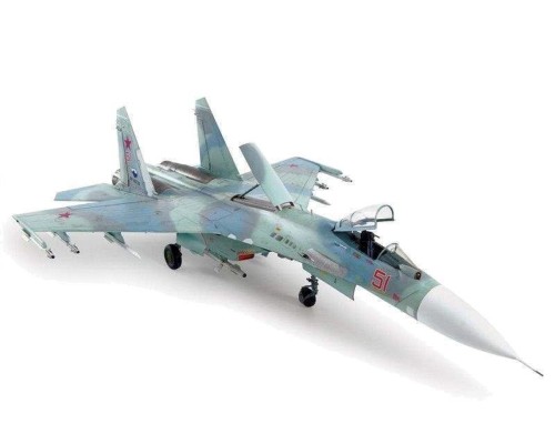 Сборная модель ZVEZDA Российский истребитель Су-27СМ, 1/72 ZV-7295 в Москве