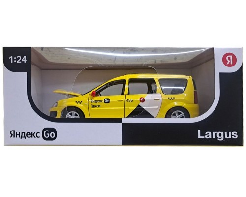 Машина "АВТОПАНОРАМА" LADA LARGUS Яндекс Go, 1/24, желтый, озвучено "АЛИСой",в/к 24,5*12,5*10,5 см JB1251481 в Москве Машина "АВТОПАНОРАМА" LADA LARGUS Яндекс Go, 1/24, желтый, озвучено "АЛИСой",в/к 24,5*12,5*10,5 см JB1251481 в Москве
