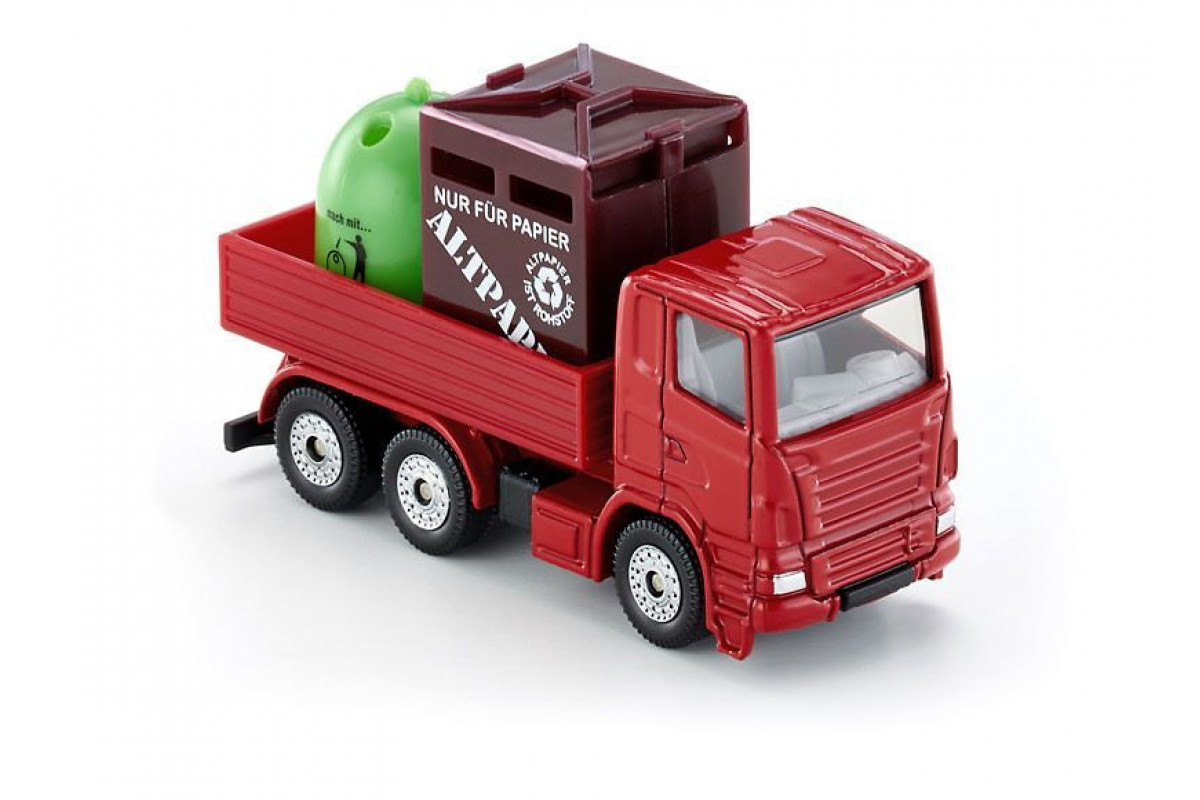 Модель игрушечного грузовика. Siku грузовик. Масштабная модель siku 0828 грузовик мусоросборочный. Тягач с кузовом siku 1:50. Самосвал с прицепом "siku".