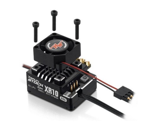 Бесколлекторный регулятор Hobbywing XERUN XR10 PRO-STOCK SPEC Black (80A-200A, 1/10, 1/12) HW-30112401 в Москве Бесколлекторный регулятор Hobbywing XERUN XR10 PRO-STOCK SPEC Black (80A-200A, 1/10, 1/12) HW-30112401 в Москве
