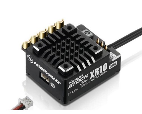 Бесколлекторный регулятор Hobbywing XERUN XR10 PRO-STOCK SPEC Black (80A-200A, 1/10, 1/12) HW-30112401 в Москве Бесколлекторный регулятор Hobbywing XERUN XR10 PRO-STOCK SPEC Black (80A-200A, 1/10, 1/12) HW-30112401 в Москве