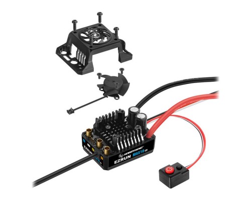 Бесколлекторный регулятор Hobbywing EZRUN MAX10 G2-140A (140A-880A, 1/10) влагозащищённый HW-30102603 в Москве