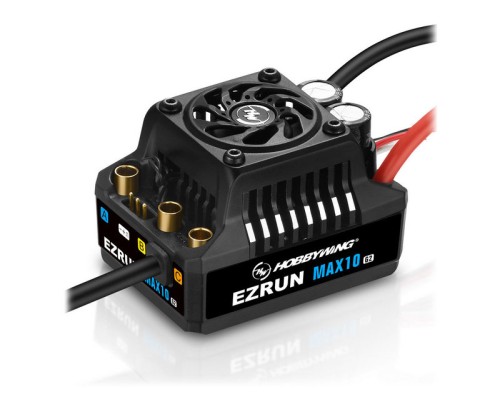 Бесколлекторный регулятор Hobbywing EZRUN MAX10 G2-140A (140A-880A, 1/10) влагозащищённый HW-30102603 в Москве