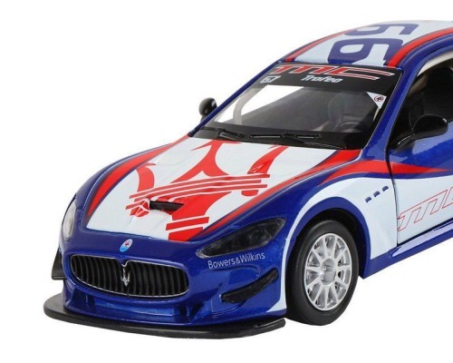 Машина "АВТОПАНОРАМА" Maserati Gran Turismo MC GT4, синий, 1/32, свет, звук, в/к 17,5*13,5*9 см JB1251322 в Москве Машина "АВТОПАНОРАМА" Maserati Gran Turismo MC GT4, синий, 1/32, свет, звук, в/к 17,5*13,5*9 см JB1251322 в Москве