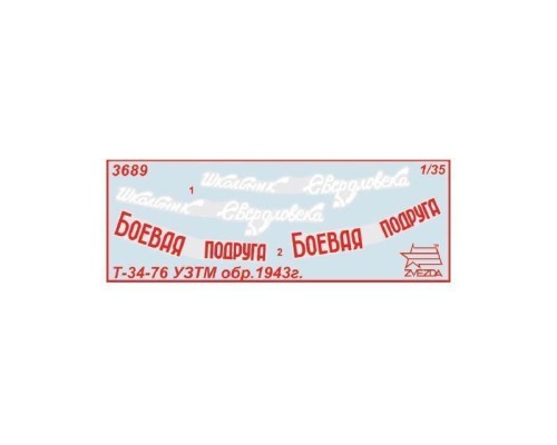 Сборная модель ZVEZDA Советский средний танк Т-34/76 1943 УЗТМ, 1/35 ZV-3689 в Москве Сборная модель ZVEZDA Советский средний танк Т-34/76 1943 УЗТМ, 1/35 ZV-3689 в Москве
