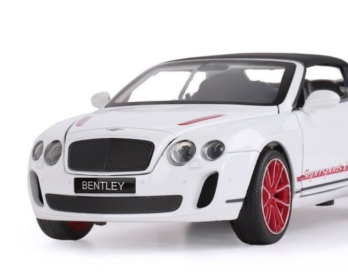 Машина "АВТОПАНОРАМА" Bentley Continental Supersports ISR, белый, 1/24, в/к 24,5*12,5*10,5 см JB1251134 в Москве