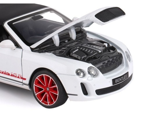 Машина "АВТОПАНОРАМА" Bentley Continental Supersports ISR, белый, 1/24, в/к 24,5*12,5*10,5 см JB1251134 в Москве