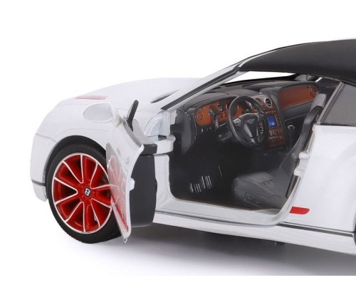 Машина "АВТОПАНОРАМА" Bentley Continental Supersports ISR, белый, 1/24, в/к 24,5*12,5*10,5 см JB1251134 в Москве