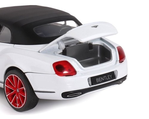 Машина "АВТОПАНОРАМА" Bentley Continental Supersports ISR, белый, 1/24, в/к 24,5*12,5*10,5 см JB1251134 в Москве