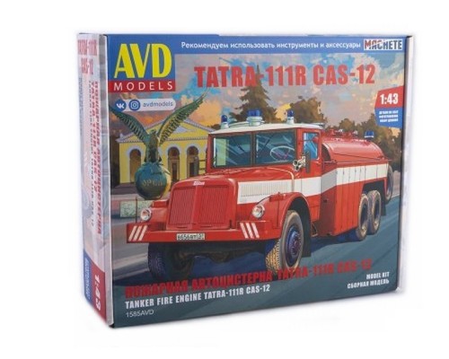 Сборная модель AVD Tatra-111R пожарная автоцистерна, 1/43 1585AVD в Москве Сборная модель AVD Tatra-111R пожарная автоцистерна, 1/43 1585AVD в Москве