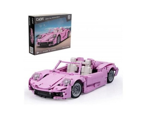 Конструктор CaDA спортивный автомобиль Pink Holiday 1/12 (1181 деталь) C61029W в Москве Конструктор CaDA спортивный автомобиль Pink Holiday 1/12 (1181 деталь) C61029W в Москве