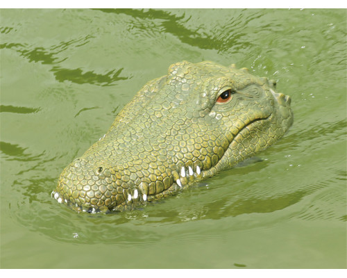 Радиоуправляемый катер Flytec V002 Крокодил, зеленый 2.4G RTR