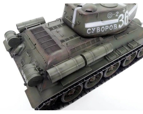 Р/У танк Taigen 1/16 T34-85 (СССР) (для ИК танкового боя) V3 2.4G (зеленый) TG3909-1G-IR3.0 в Москве Р/У танк Taigen 1/16 T34-85 (СССР) (для ИК танкового боя) V3 2.4G (зеленый) TG3909-1G-IR3.0 в Москве