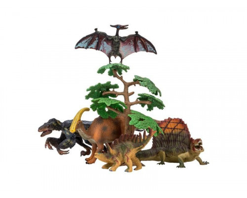 Динозавры MASAI MARA MM206-024 для детей серии "Мир динозавров" (набор фигурок из 6 пр.)