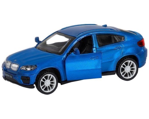 Машина "АВТОПАНОРАМА" BMW X6, 1/43, синий, инерция, откр. двери, в/к 17,5*12,5*6,5 см JB1251253 в Москве Машина "АВТОПАНОРАМА" BMW X6, 1/43, синий, инерция, откр. двери, в/к 17,5*12,5*6,5 см JB1251253 в Москве