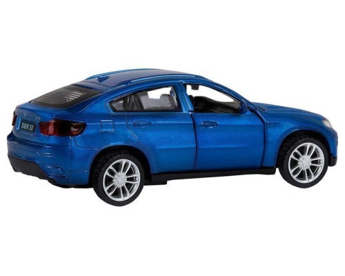 Машина "АВТОПАНОРАМА" BMW X6, 1/43, синий, инерция, откр. двери, в/к 17,5*12,5*6,5 см JB1251253 в Москве Машина "АВТОПАНОРАМА" BMW X6, 1/43, синий, инерция, откр. двери, в/к 17,5*12,5*6,5 см JB1251253 в Москве