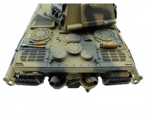 Радиоуправляемый танк Torro King Tiger 1/16, откат ствола (для ИК боя) V3.0 2.4G RTR
