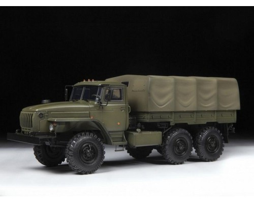 Сборная модель ZVEZDA Российский армейский грузовик Урал-4320, 1/35 ZV-3654 в Москве Сборная модель ZVEZDA Российский армейский грузовик Урал-4320, 1/35 ZV-3654 в Москве