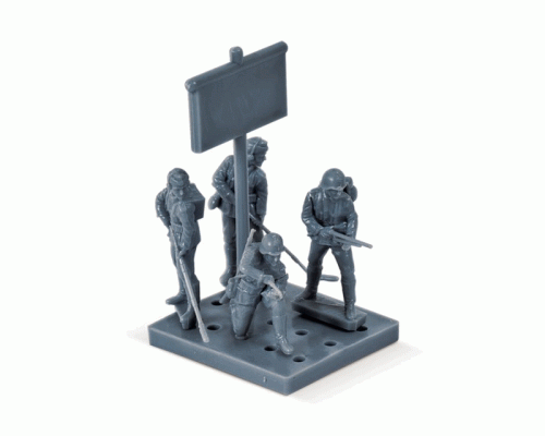 Сборные солдатики ZVEZDA Немецкие штурмпионеры, 1/72 ZV-6110 в Москве Сборные солдатики ZVEZDA Немецкие штурмпионеры, 1/72 ZV-6110 в Москве
