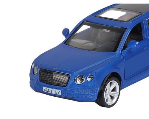 Машина "АВТОПАНОРАМА" BENTLEY BENTAYGA, синий, 1/45, инерция, в/к 17,5*12,5*6,5 см JB1200142 в Москве