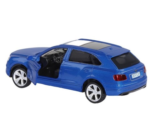 Машина "АВТОПАНОРАМА" BENTLEY BENTAYGA, синий, 1/45, инерция, в/к 17,5*12,5*6,5 см JB1200142 в Москве