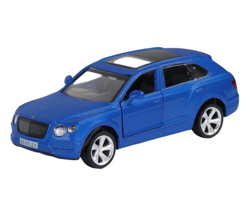 Машина "АВТОПАНОРАМА" BENTLEY BENTAYGA, синий, 1/45, инерция, в/к 17,5*12,5*6,5 см JB1200142 в Москве