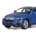 Машина "АВТОПАНОРАМА" BMW X6, синий, 1/26, звук, в/к 24,5*12,5*10,5 см