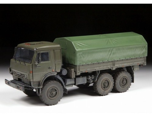 Сборная модель ZVEZDA Российский трехосный грузовик К-5350 "Мустанг", 1/35 ZV-3697 в Москве Сборная модель ZVEZDA Российский трехосный грузовик К-5350 "Мустанг", 1/35 ZV-3697 в Москве