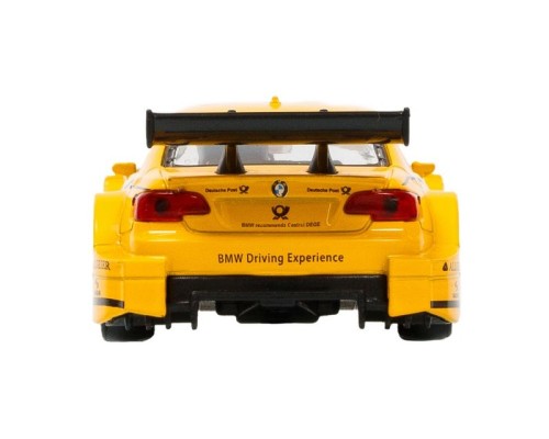 Машина "АВТОПАНОРАМА" BMW M3 DTM, желтый, 1/42, инерция, в/к 17,5*12,5*6,5 см JB1251208 в Москве