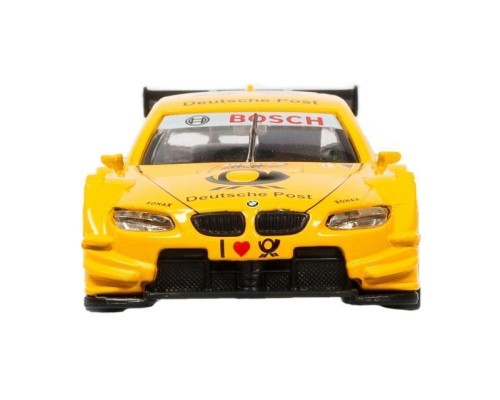 Машина "АВТОПАНОРАМА" BMW M3 DTM, желтый, 1/42, инерция, в/к 17,5*12,5*6,5 см JB1251208 в Москве