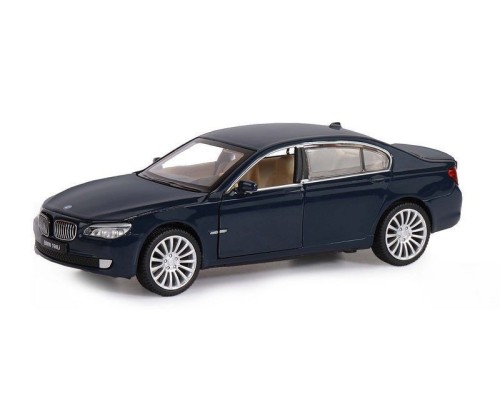 Машина "АВТОПАНОРАМА" BMW 760LI, синий, 1/34, свет, звук, инерция, в/к 17,5*13,5*9 см JB1251035 в Москве
