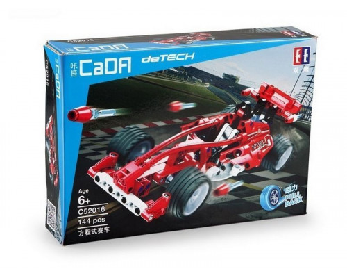 Конструктор CaDA deTech гоночный автомобиль F1 совместим с C52017W, инерционный (144 детали)