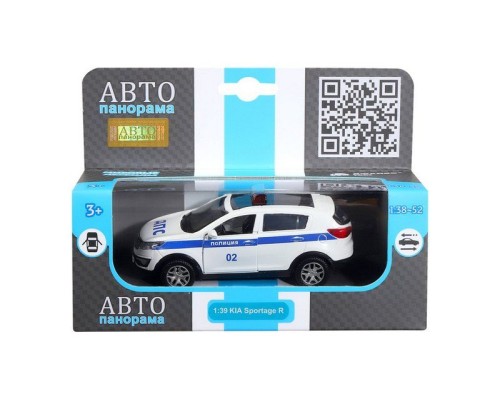 Машина "АВТОПАНОРАМА" KIA SPORTAGE R, Полиция, 1/39, инерция, откр. двери, в/к 17,5*12,5*6,5 см JB1251479 в Москве Машина "АВТОПАНОРАМА" KIA SPORTAGE R, Полиция, 1/39, инерция, откр. двери, в/к 17,5*12,5*6,5 см JB1251479 в Москве