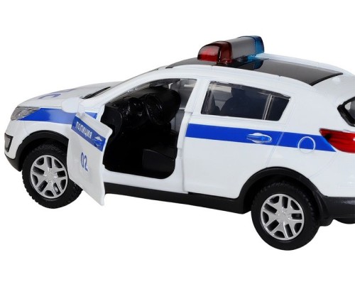 Машина "АВТОПАНОРАМА" KIA SPORTAGE R, Полиция, 1/39, инерция, откр. двери, в/к 17,5*12,5*6,5 см JB1251479 в Москве Машина "АВТОПАНОРАМА" KIA SPORTAGE R, Полиция, 1/39, инерция, откр. двери, в/к 17,5*12,5*6,5 см JB1251479 в Москве